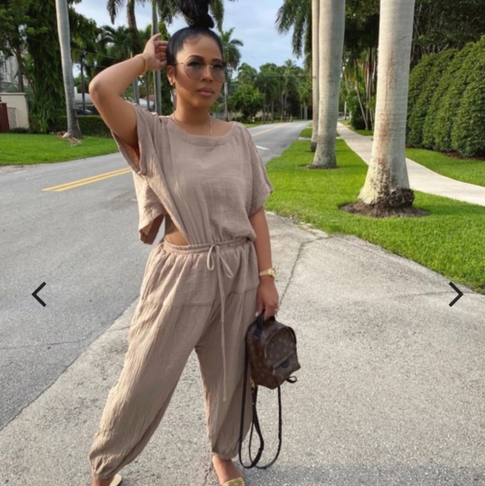 Linen Jumpsuit NWT